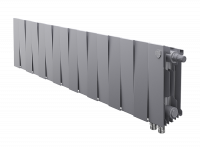 Радиатор биметаллический Royal Thermo PianoForte 200 /Silver Satin VDR - 16 секций, серебристый, RTP
