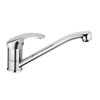 Смеситель для кухни Haiba HB4836, (шпилька), излив 200мм, хром