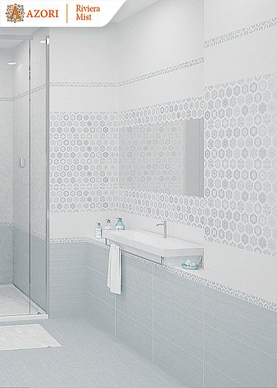 Керамическая плитка настенная Azori Riviera Mist 20.1*50.5, 506391101