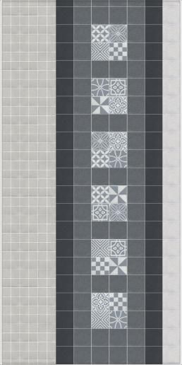 Вставка Kerama Marazzi Амальфи орнамент коричневый 9,9х9,9 STG\A406\1266