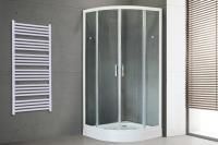 Душевая кабина Royal Bath 90х90х200, прозрачное стекло, белый профиль, RB 90HK-T