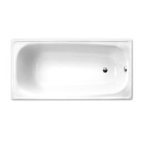 Ванна стальная WhiteWave Optimo 150*70 в комплекте с белыми подставками, белая, OL-1500