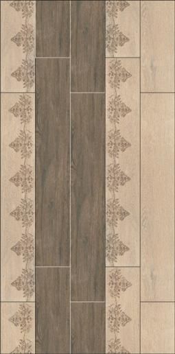 Керамогранит Kerama Marazzi Мербау 20х119,5 коричневый SG510200R
