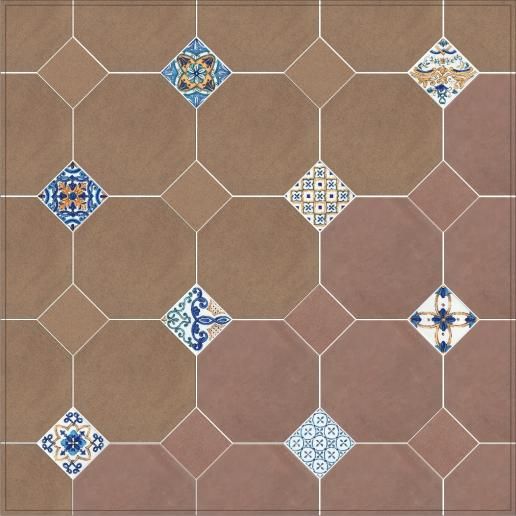 Вставка Kerama Marazzi Капри майолика 9,9х9,9 STG\A490\1146