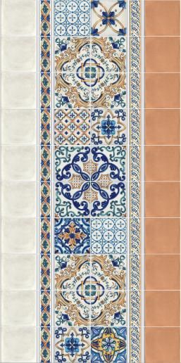 Бордюр Kerama Marazzi Капри майолика 9,9х3 STG\A492\1146