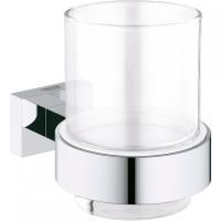 Стакан с держателем Grohe Essentials Cube, хром, 40755001