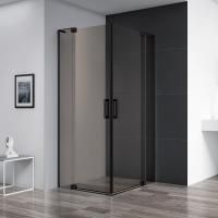 Душевая кабина Cezares SLIDER-AH-2-70/80-100/110-BR-NERO