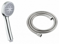 Душевая лейка Ledeme L11-40, с шлангом и кронштейном, (упаковка блистер), хром