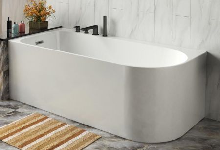 Ванна акриловая Azario Лутон 1700x800 свободностоящая, с сифоном LUT17080 L