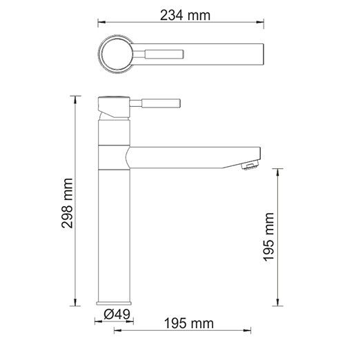 Смеситель для кухни WasserKRAFT Wern 4200, 4207