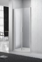 Душевая дверь BelBagno 1150x1900, рифленое стекло, хромированный профиль, SELA-B-2-115-P-Cr