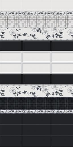 Плитка настенная Kerama Marazzi Бельканто 15х40 белый грань 15080