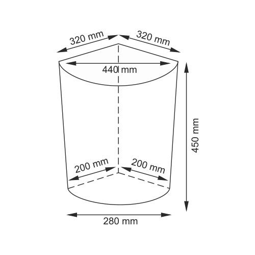 Корзина WasserKRAFT Vils WB-560, WB-560-M