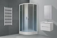 Душевая кабина Royal Bath 90х90х200, матовое стекло, белый профиль, RB 90HK-C