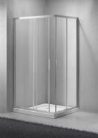Душевая кабина BelBagno Sela 1200x900x1900, прозрачное стекло, хромированный профиль, SELA-AH-2-120/