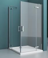 Душевая кабина BelBagno Kraft 90x80 прозрачное стекло, хром правый, KRAFT-AH-22-90/80-C-Cr-R
