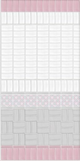 Бордюр Багет Kerama Marazzi Мурано 15х3 розовый BLD018