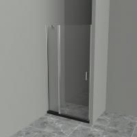 Душевая дверь BelBagno 900x1950, прозрачное стекло, хромированный профиль, UNO-B-12-30+60-C-Cr