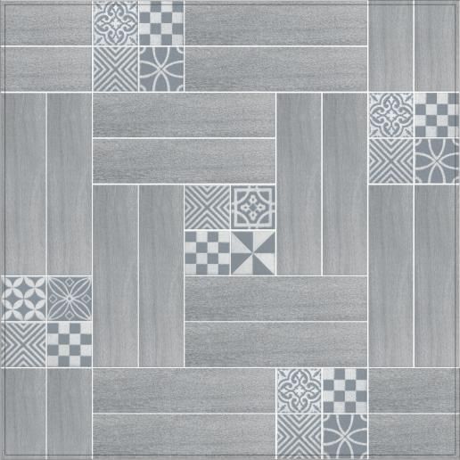 Вставка Kerama Marazzi Амальфи орнамент коричневый 9,9х9,9 STG\A406\1266