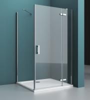 Душевая кабина BelBagno Kraft 1000x800x1950, прозрачн стекло, хром правый, KRAFT-AH-12-100/80-C-Cr-R