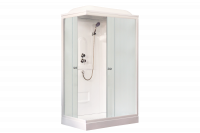 Гидромассажный бокс Royal Bath 120х80х217, матовое стекло, белый профиль, правая, RB 8120HP1-M-R