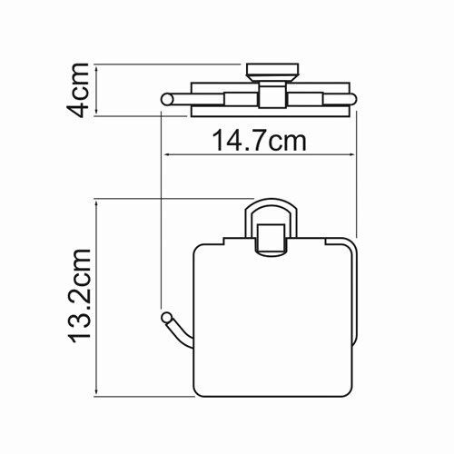 Держатель туалетной бумаги WasserKRAFT Oder K-3000, K-3025