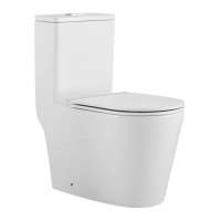 Унитаз-компакт SantiLine SL-5029 с бачком-моноблоком, безободковый, система смыва Tornado (сиденье м