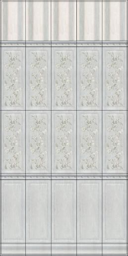 Карандаш Kerama Marazzi Кантри Шик 20х2 серый PFE009