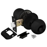 Ручка защелка Ajax DK682 BL-BK (6082 BL-B) (фик.) черный