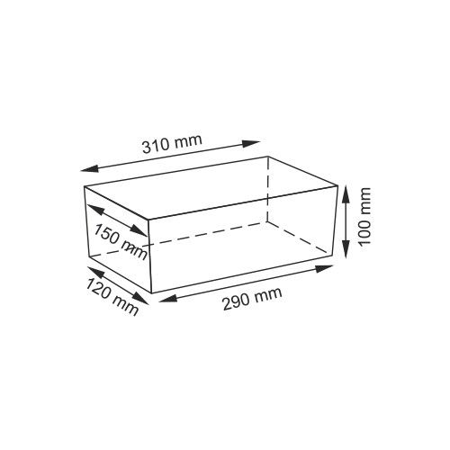 Корзина WasserKRAFT Lossa WB-120, WB-120-S