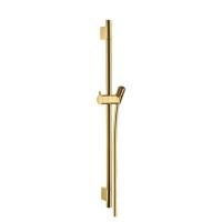 Душевая штанга Hansgrohe Unica S Puro 65 см со шлангом и держателем, золото, 28632990