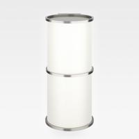 Светильник LED Armani Roca Baia полукруглая форма, brushed steel, 7.8130.8.434.2