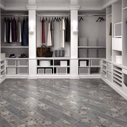 Керамогранит Kerama Marazzi Поджио 20х80 Цветы беж SG704300R