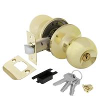 Ручка защелка Ajax DK682 PB-ET (6082 PB-E) (кл./фик.) золото