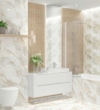 Керамическая плитка настенная Eletto Ceramica CALACATTA ORO 24,2х70 1с, 507881201