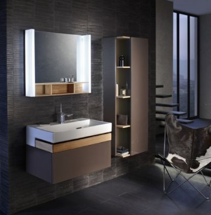 Тумба под раковину Jacob Delafon Terrace, 100см, коричневый ледяной, EB1187-N23
