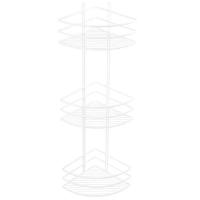 Полка корзина Fixsen трехэтажная, угловая, белая, FX-710W-3