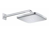 Верхний душ с душевым кронштейном Grohe Tempesta 250 Cube, хром, 26687000