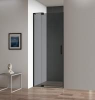 Душевая дверь Cezares Slider 100(110)*195 см, серое стекло, черный матовый профиль, SLIDER-B-1-100/1