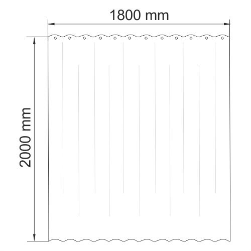 Шторка WasserKRAFT Vils SC-10000, SC-10201