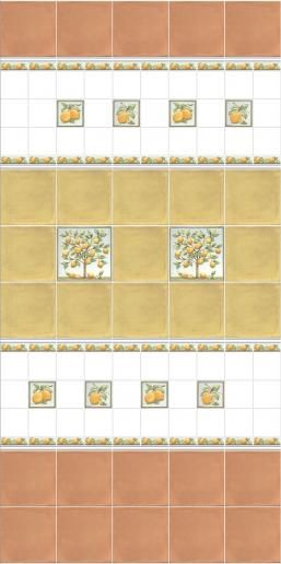 Декор Kerama Marazzi Капри майолика 20х20 STG\A449\5232