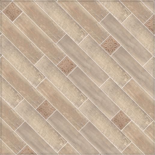 ПЛИТКА Kerama Marazzi 9,9*40,2 Браш Вуд коричневый SG401200N