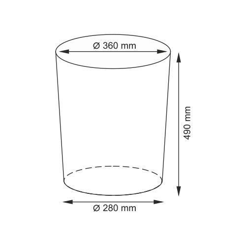 Корзина WasserKRAFT Aller WB-106, WB-106-M