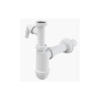 Сифон Alcadrain для умывальника Ø32 с подводкой и накидной гайкой 5/4", A430P