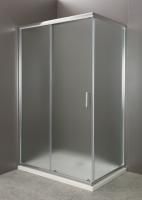 Душевая кабина BelBagno Uno 1100x800x1850, текстурное стекло, хромированный профиль, UNO-AH-1-110/80