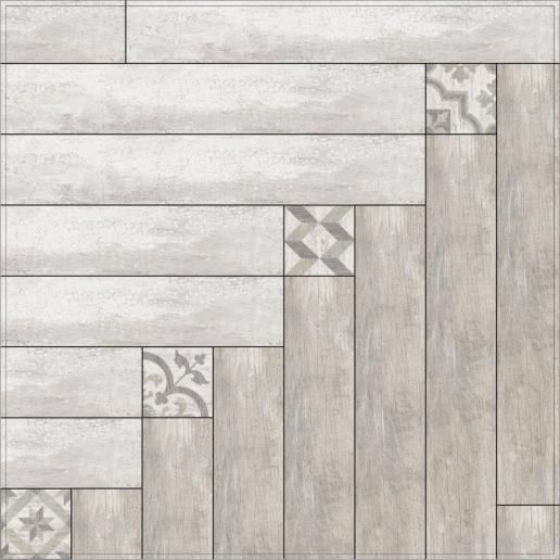 Керамогранит Kerama Marazzi Колор Вуд белый 13х80 DD732200R