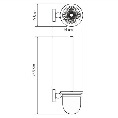 Щетка для унитаза WasserKRAFT Diemel K-2200, K-2227