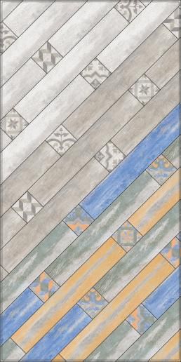 Вставка Kerama Marazzi Колор Вуд микс 13х13 AD\A393\TU6001