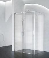 Душевая кабина BelBagno Acqua 1400x800x1950, прозрачное стекло, хромированный профиль, ACQUA-AH-1-14