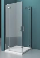 Душевая кабина BelBagno Kraft 1000x1000x1950, прозрачное стекло, хромированный профиль, KRAFT-A-22-1